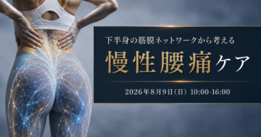 下半身の筋膜ネットワークから考える慢性腰痛アプローチ